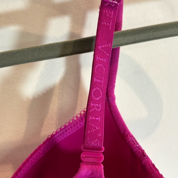 VICTORIA’S SECRET Sz 36D Sparkly Lace Underwire Light Padding Bra NEW WITH TAG - Picture 4 of 7